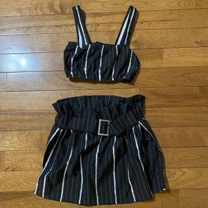 Two piece dance costume